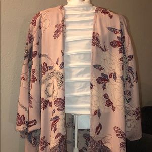 Knox Rose Kimono Style Cardigan Size L